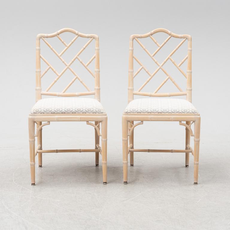 A 7 piece dining group, Miranda of Sweden, 1980's.