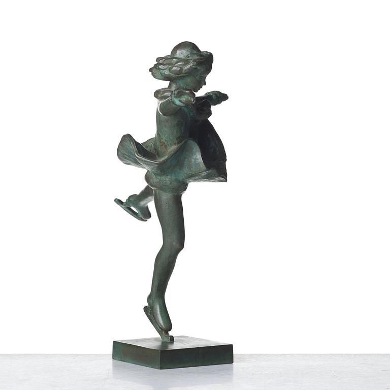 Carl Milles, "Skridskoprinsessan" (=The skater princess).
