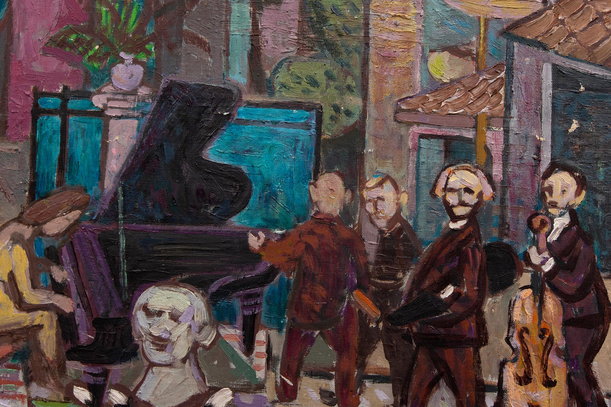 Ildefons Houwalt, oil on canvas signed and dated 1960.