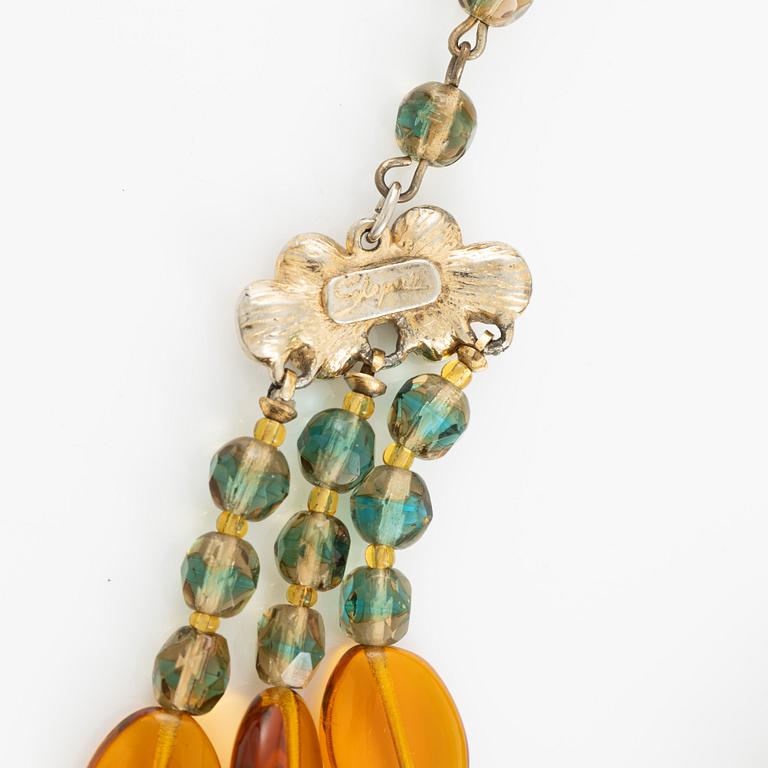 Elsa Schiaparelli, collier, vintage.