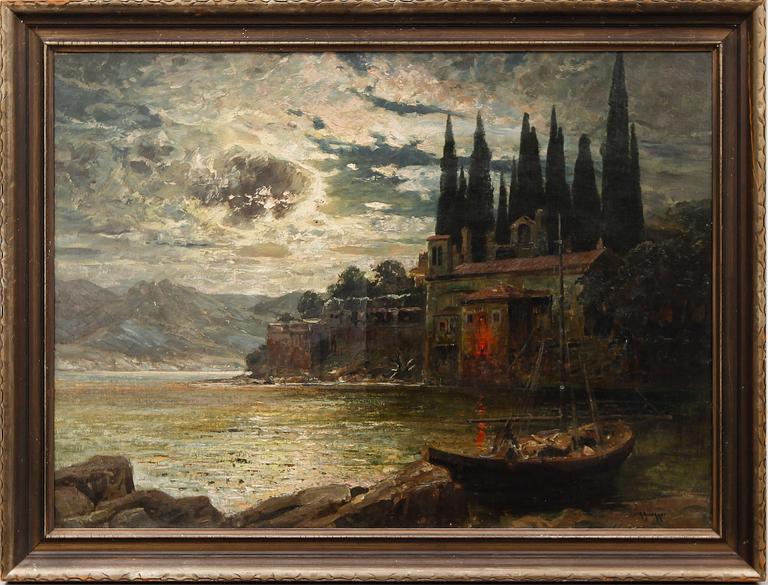 ALOIS ARNEGGER, olja på duk, signerad.