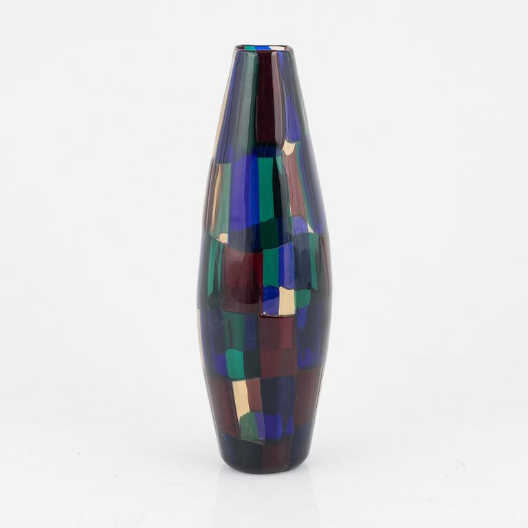 Fulvio Bianconi, a glass vase, Venini, Murano, Italy.