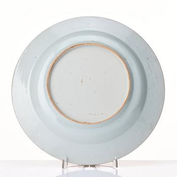 A set of five famille rose double peacock dishes, Qing dynasty, Qianlong (1736-95).