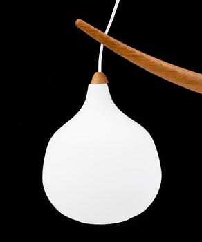 TAKLAMPA, modell nr 512, Uno och Östen Kristiansson, Luxus, 1950-talets andra hälft. H ca 105 cm.