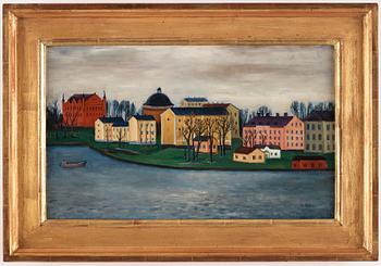 Alexander Roos, "Kastellholmen" (View from Stockholm).