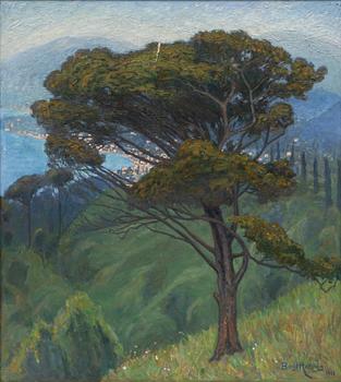 Bengt Hedberg, "Pinie, Montenegro, Italien".