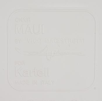 STOLAR, 6 st. "Maui", design Vico Magistretti för Kartell.