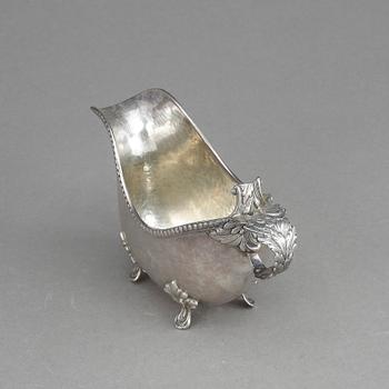 SÅSNÄCKA, silver, rokokostil, svenska importstämplar 1900-talets första hälft. Vikt ca 202 gram.