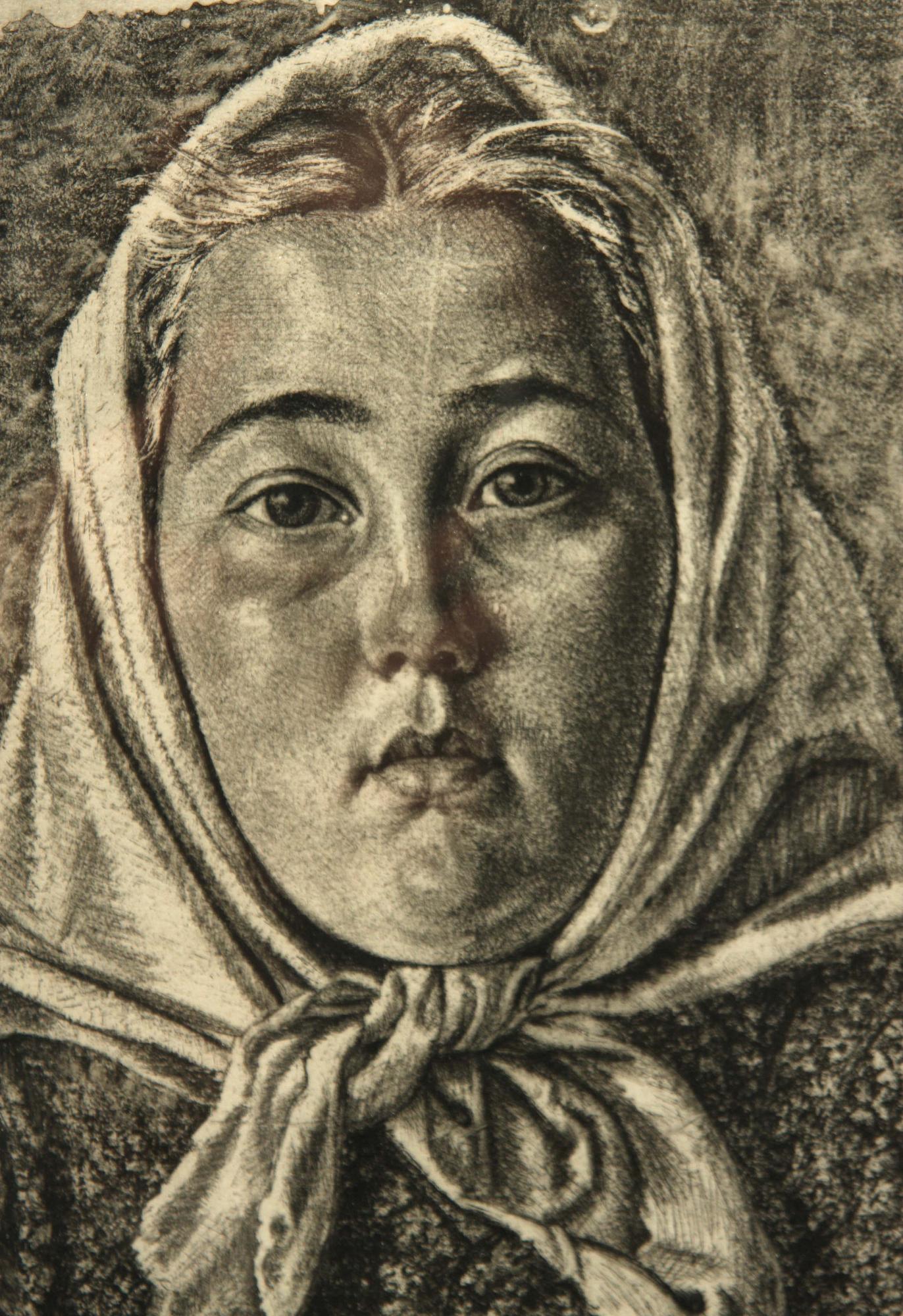 EDUARD WIIRALT, etsning, sign och dat Vernis-mou 1942.