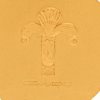 A 23K (24K) gold coin Sporrong 1978, weight 25,3 grams.