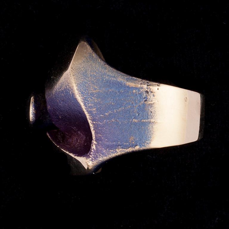 BJÖRN WECKSTRÖM, RING, "Scarab" eldbrons, Lapponia 1970-tal.