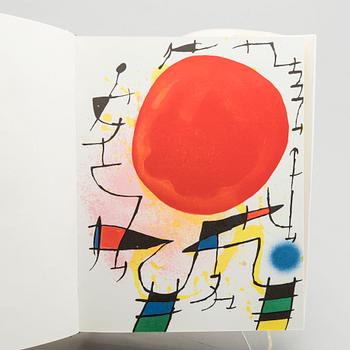 JOAN MIRÓ, book whit 12 lithographs in color,  "Joan Miró Lithographies", Volume I, Maeght, Paris, 1972.