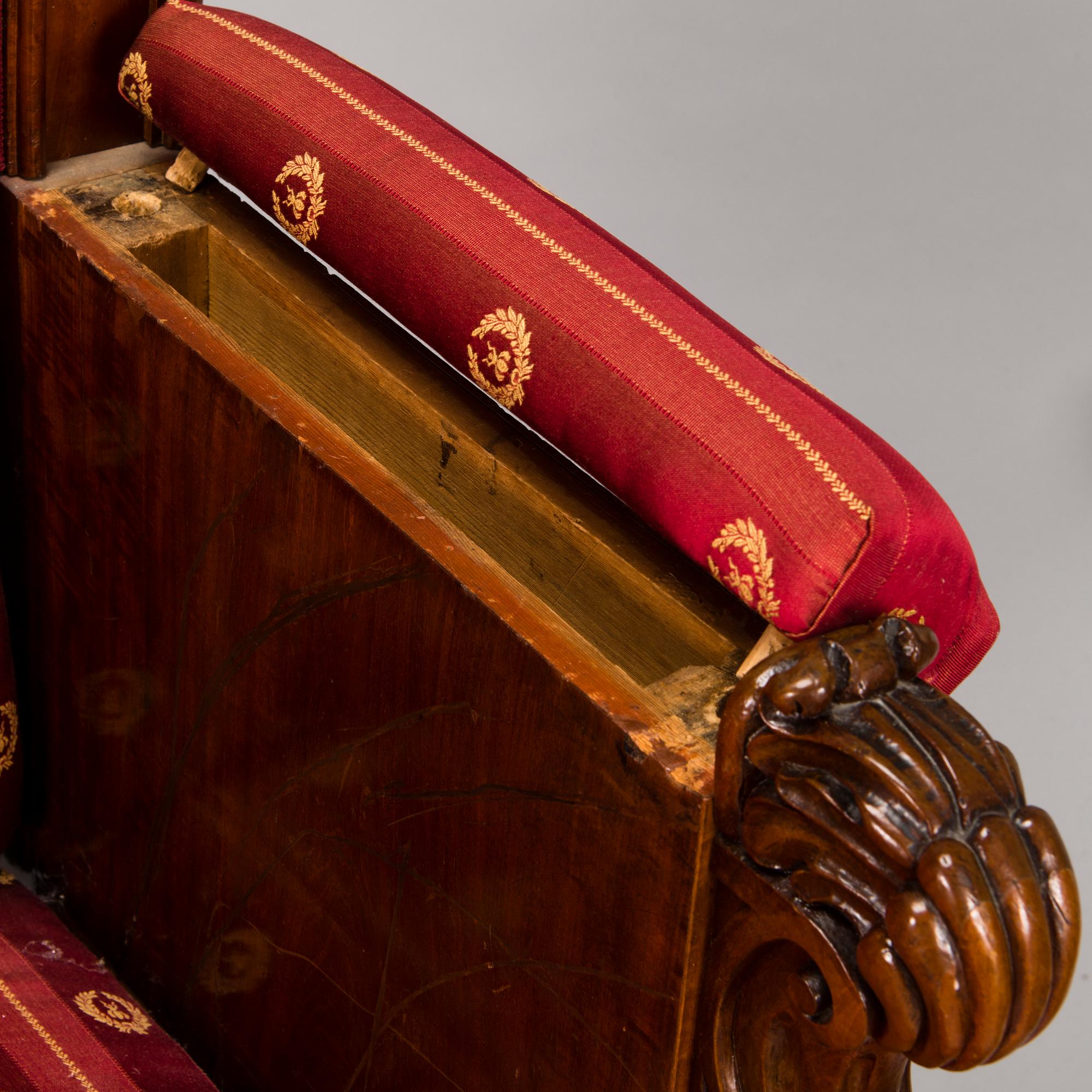 A biedermeier sofa, 19th Century.