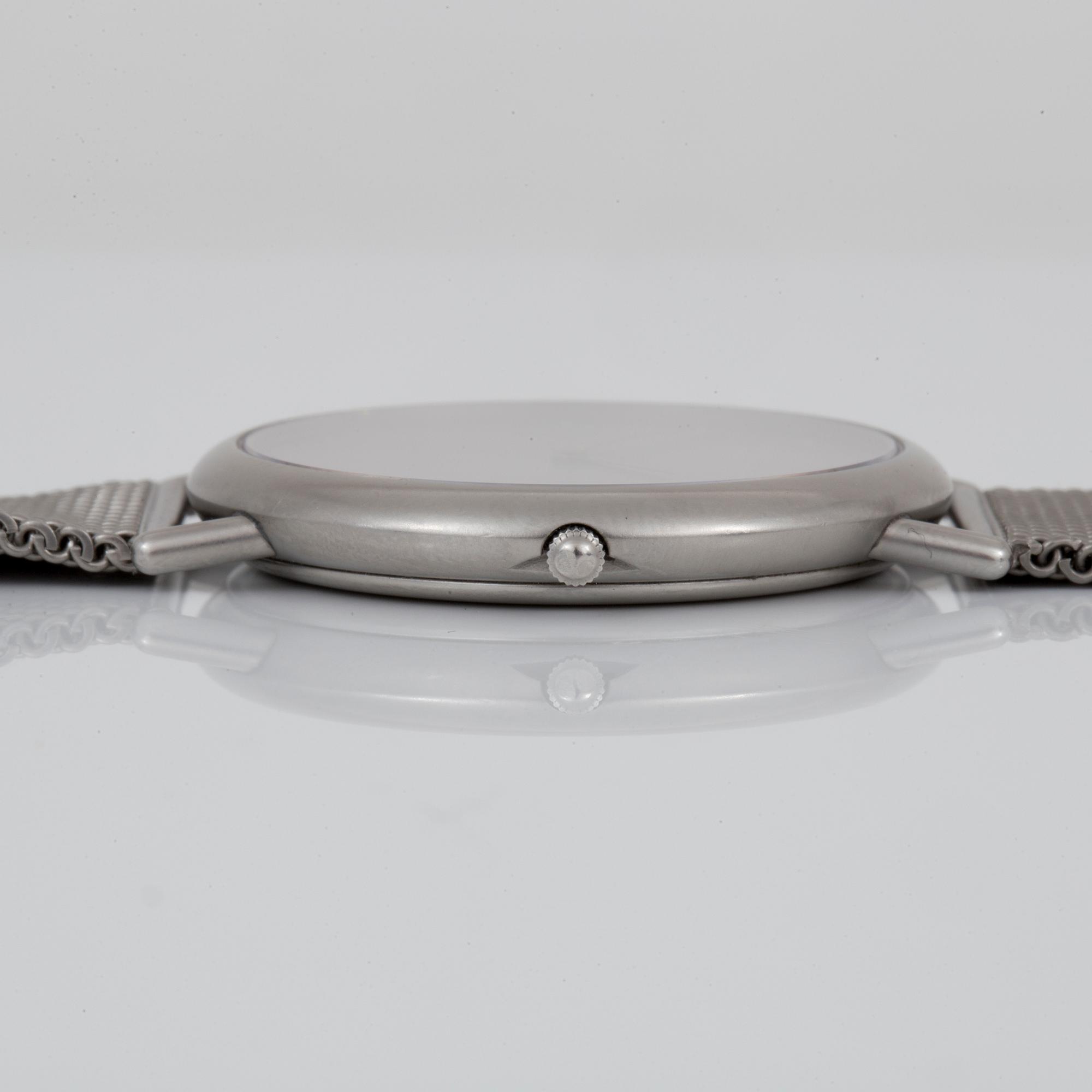 ARMBANDSUR, stål, Georg Jensen, 1900-talets slut.