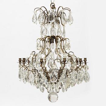 A Rococo Style Chandelier, first half of the 20th Century.