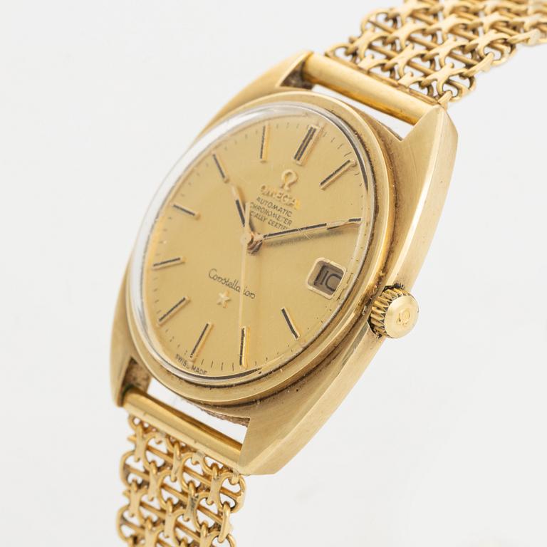 Omega, Constellation, Chronometer, wristwatch, 35 mm.