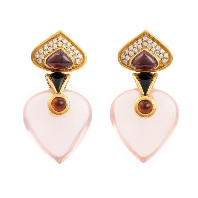 A pair of Marina B earrings.