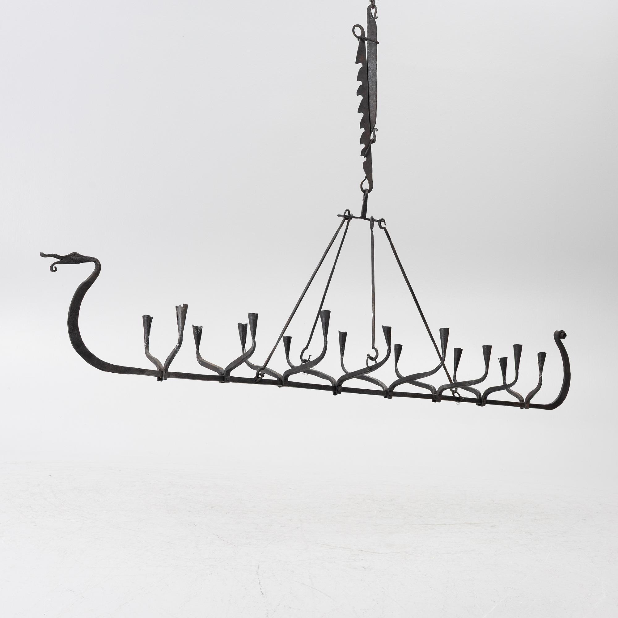 Chandelier, second half of the 20th century.