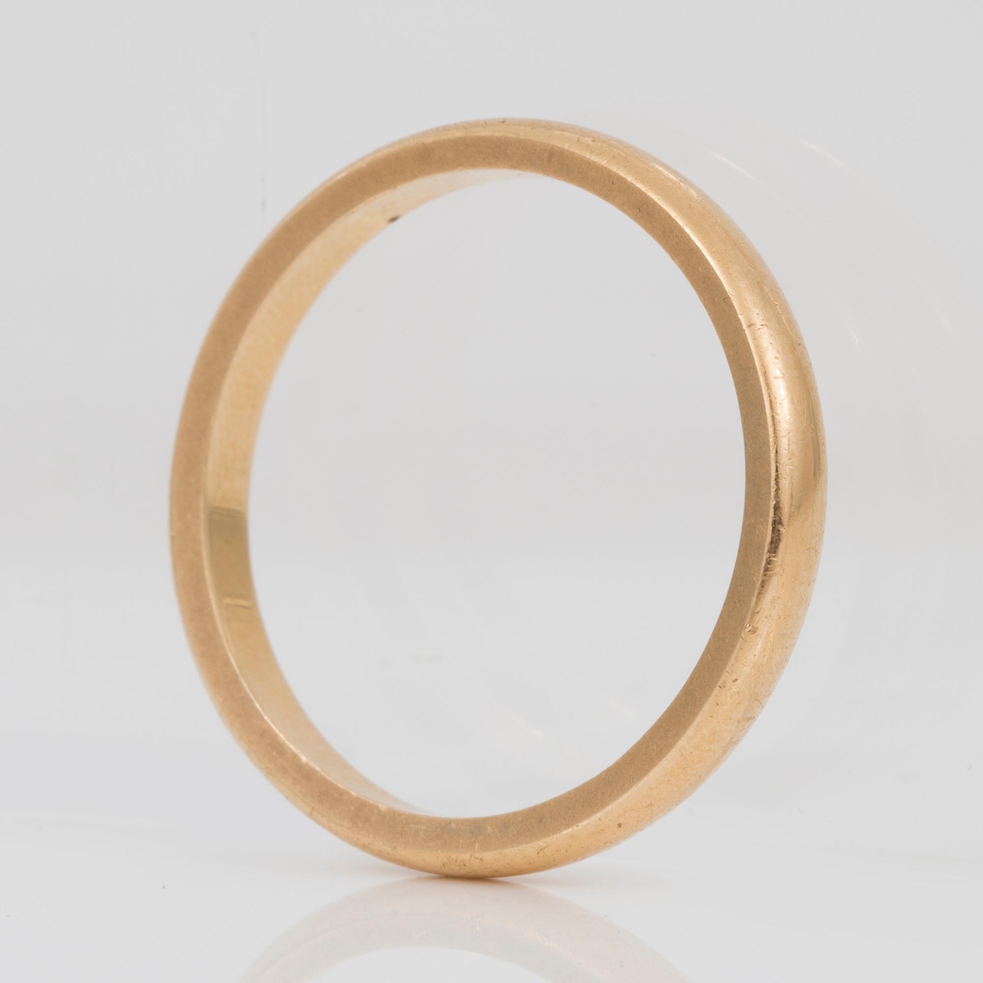 RING, Hamnstedt & Holmberg, Stockholm, 1930, 18K guld.