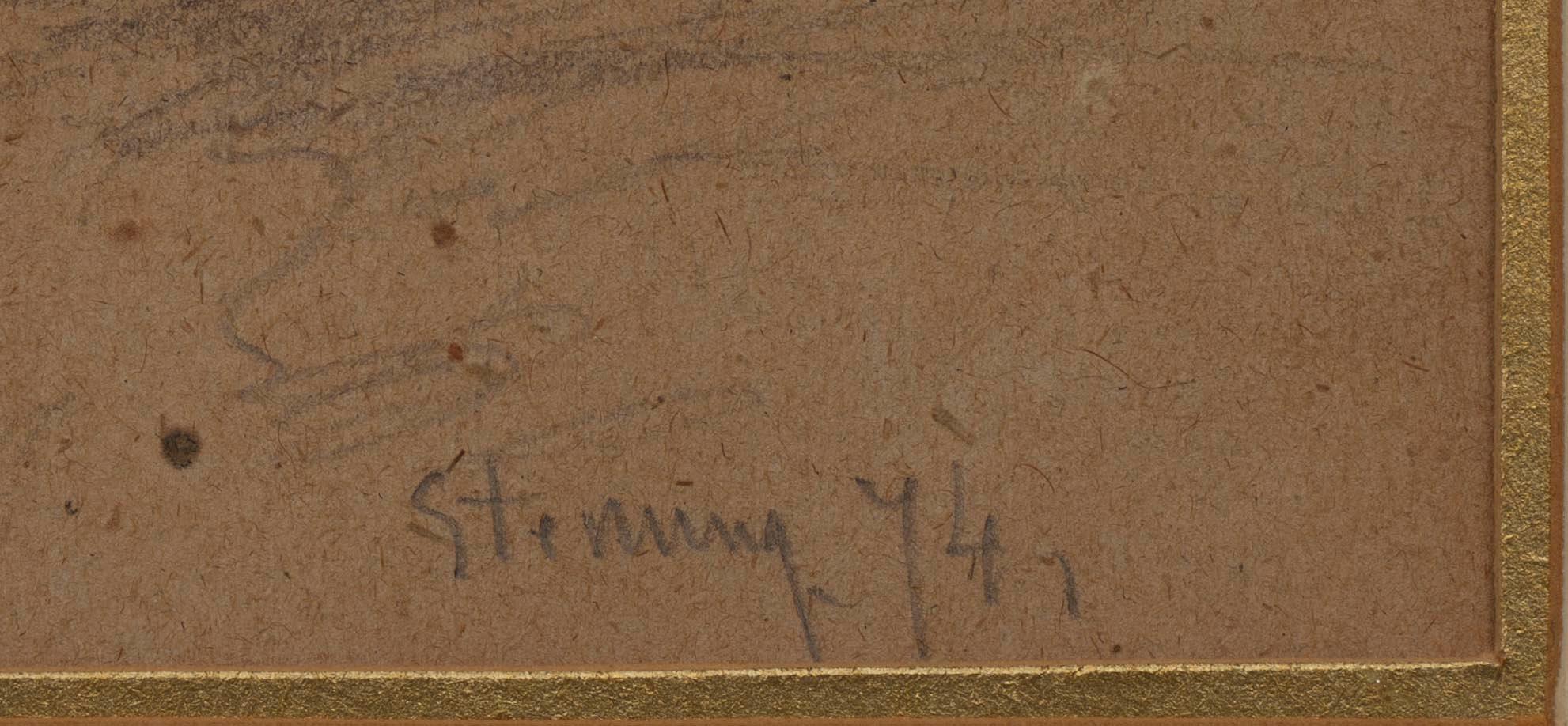 BERNDT LINDHOLM, teckning, dat. 74, osign.
