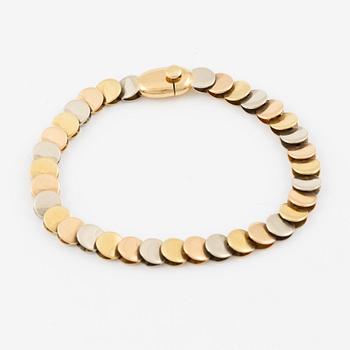 Gio Caroli, bracelet, 18K gold multi-coloured.