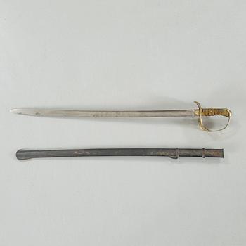 A sword for the swedish army, m/1867.