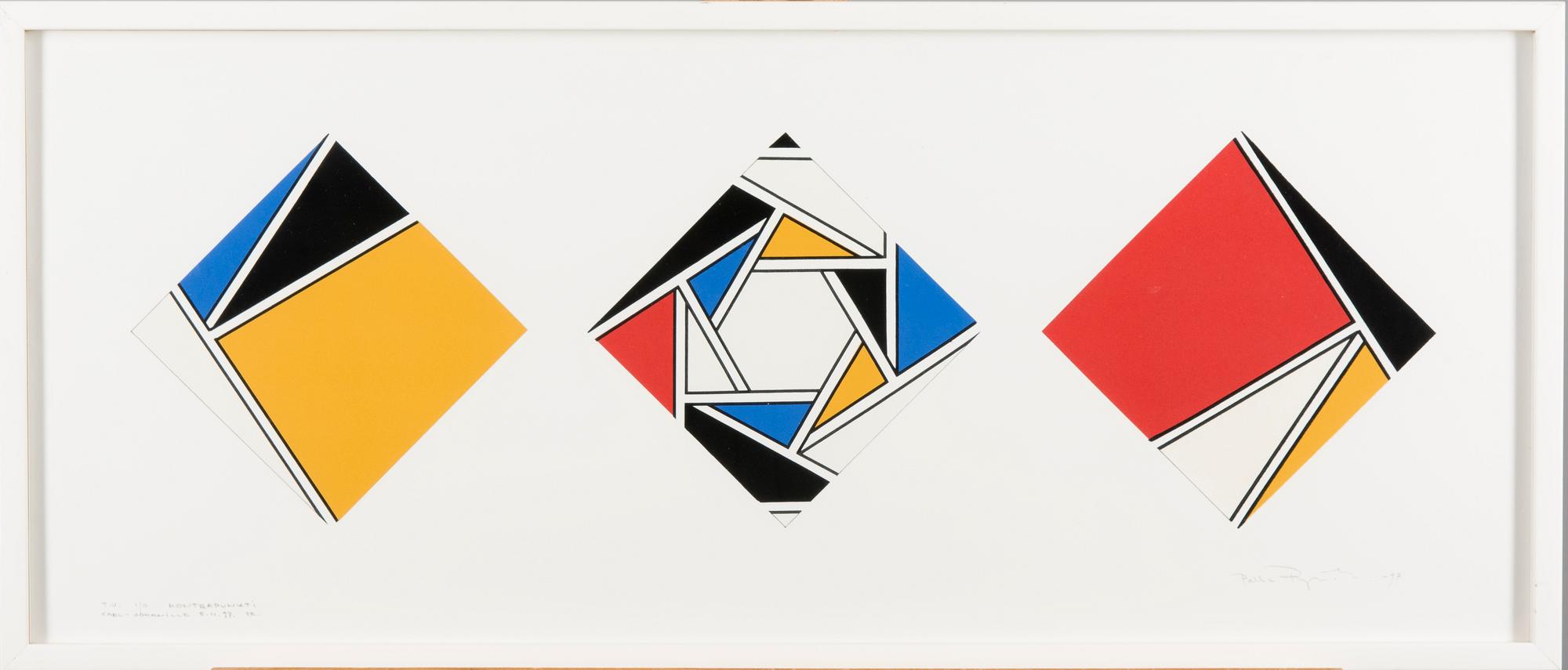 PEKKA RYYNÄNEN, serigrafi, signerad och daterad -97, numrerad T.V. 1/10.