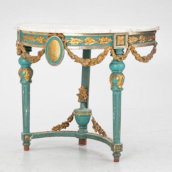 Konsolbord, gustaviansk stil, omkring 1900.