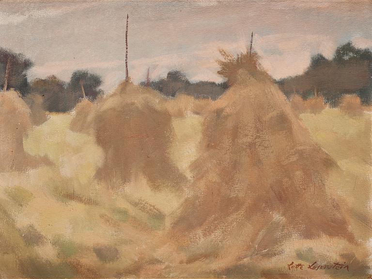 Lotte Laserstein, Haystacks.