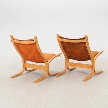 Ingemar Relling, a pair of "Siesta" armchairs, Westnofa, Norway.