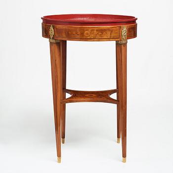 VON ESSENS HAUPTBORD, av Georg Haupt (mästare i Stockholm 1770-1784), ej signerat, gustavianskt.