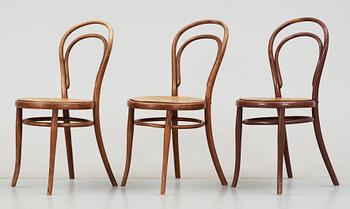 STOLAR, 3 st, Thonet, 1900-talets första hälft.