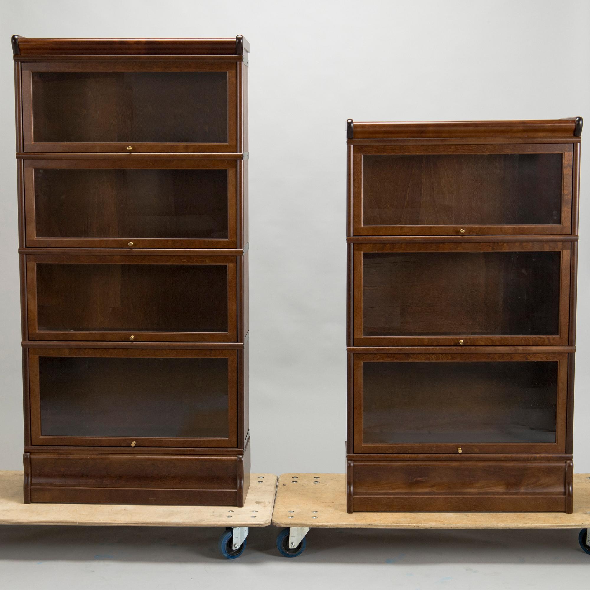 Seven book cabinets /book shelf for Boknäs,  21st century.