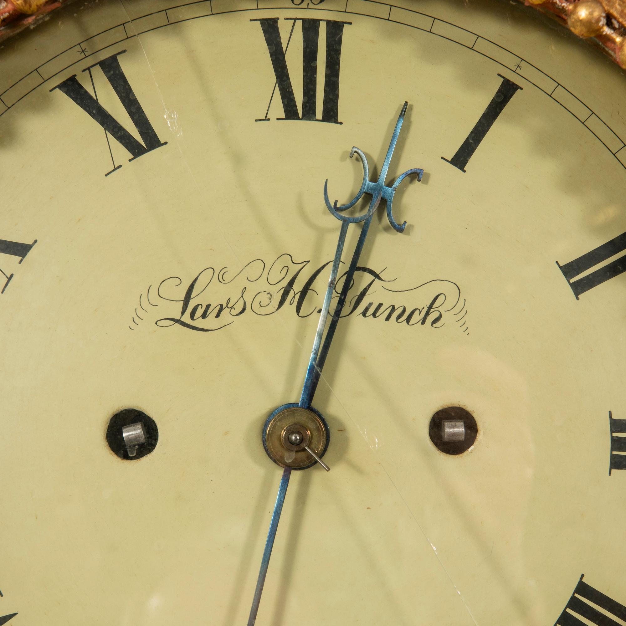 Grandfather clock, 19th century, Bornholm clock.