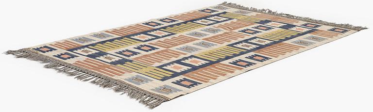 Märta Måås-Fjetterström, a "Porslinsmattan" carpet, flat weave, c. 205 x 140 cm, signed AB MMF.