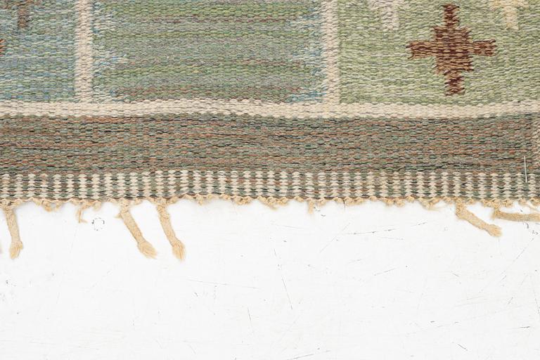 Rakel Carlander, matta, rölakan, "Ulriksdal", signerad RC, ca. 202 x 140 cm.