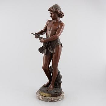 Jean Louis Grégoire, "L'oiseleur".
