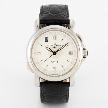 Ulysse Nardin, San Marco, GMT, wristwatch, 40 mm.