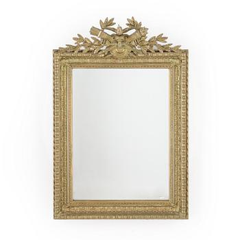 SPEGEL, Louis XVI-stil, omkring sekelskiftet 1900.