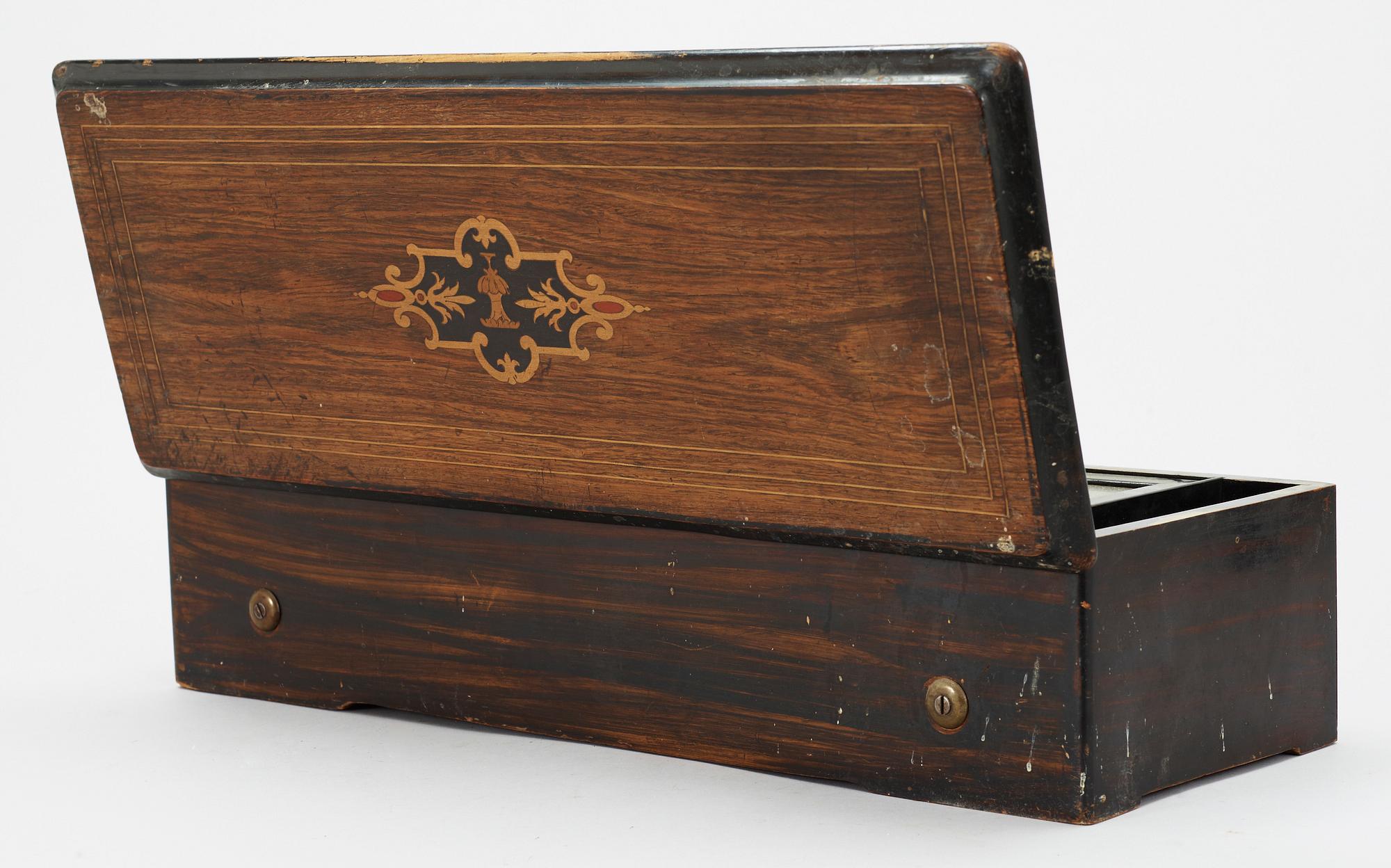 CYLINDERSPELDOSA, 1800-talets andra hälft.