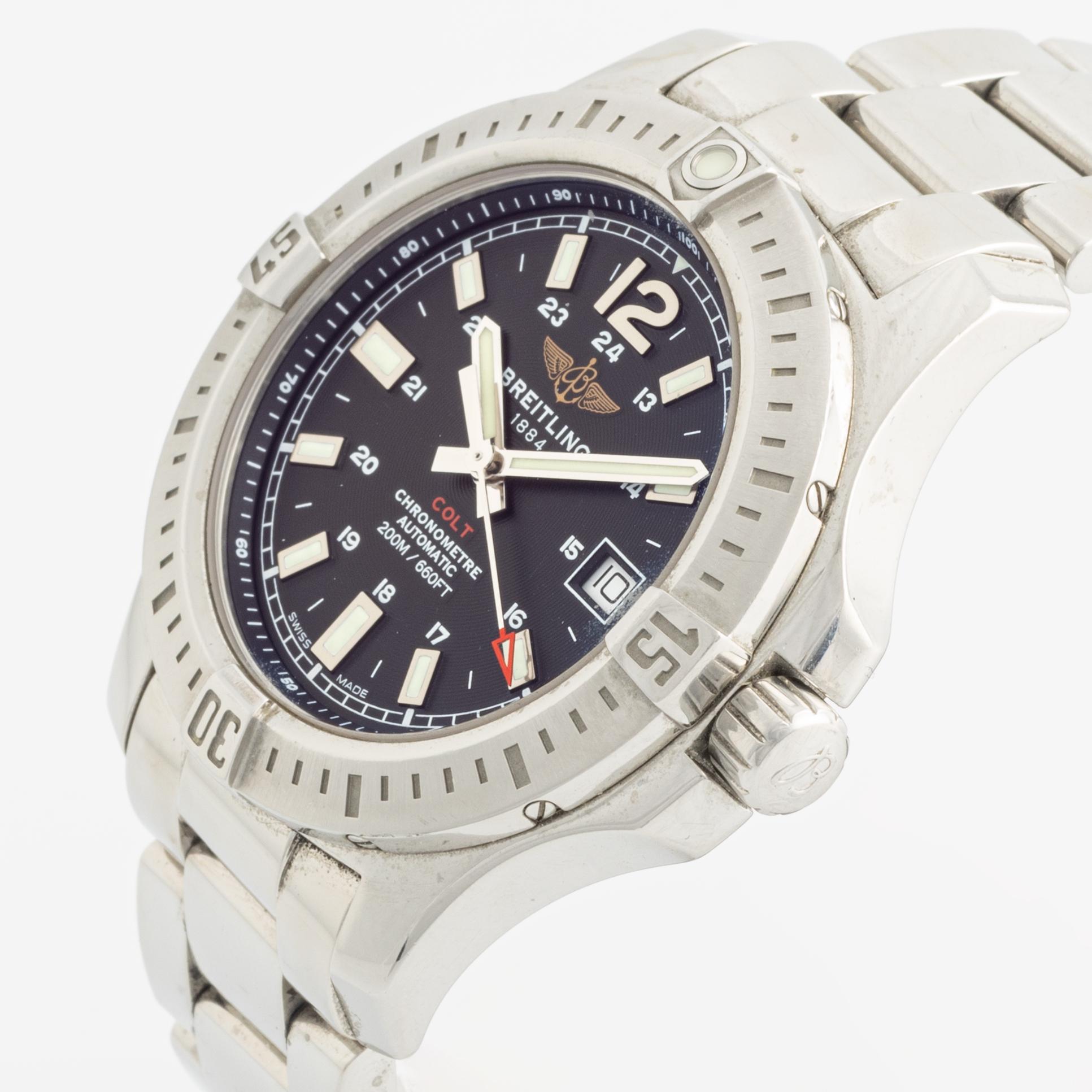 Breitling, Colt 41, wristwatch, 41 mm.