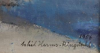 HARMS-RINGDAHL, ASTRID. Olja på duk, sign o dat 1956.