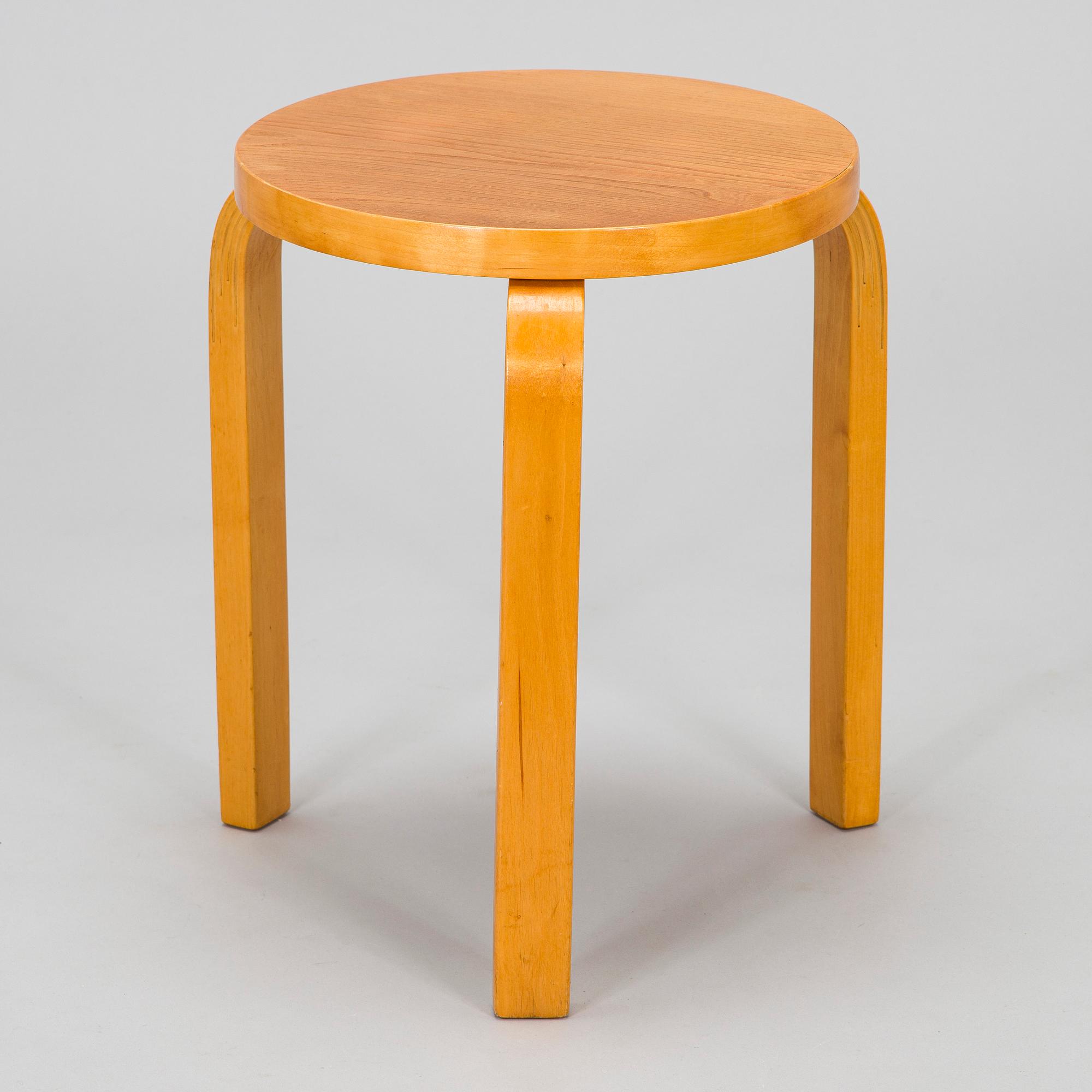 Alvar Aalto, stool model 60 for Artek, 1970s.