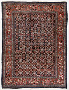 An antique carpet, probably Bidjar, West Persia, c. 447 x 340 cm.