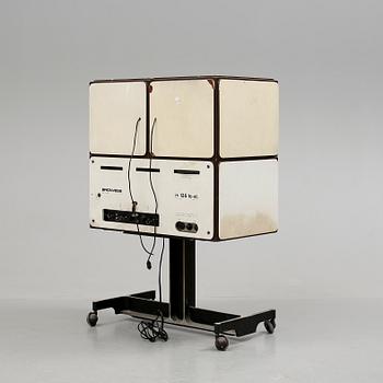 RADIO och GRAMMOFON, RR-126-fo-st, Achille och Pier Giacomo Castiglione, Brionvega, Italien, formgiven 1965.