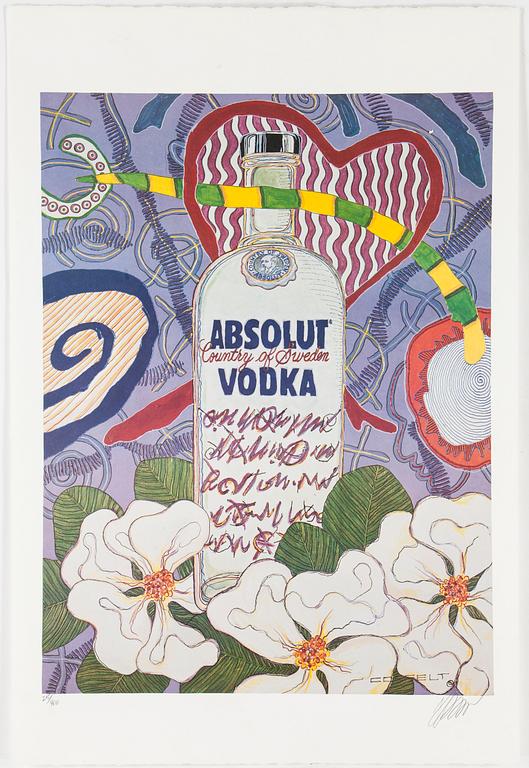 ABSOLUT STATEHOOD, 1992 - 1993. Mapp med 51 st litografier, signerade och numrerade 25/400.