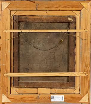 Okänd konstnär, 16/1700-tal, Dam med hermelinfodrad mantel.