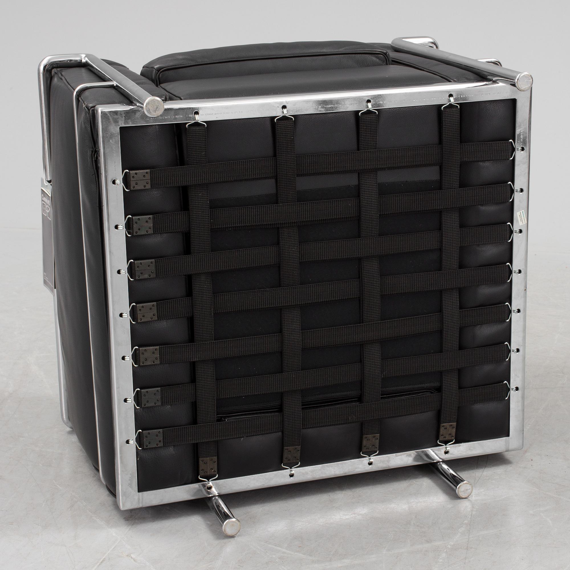 LE CORBUSIER, fåtölj, "LC2", Cassina.