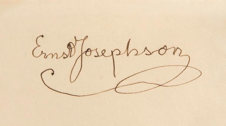 Ernst Josephson, Yngling med svärd.