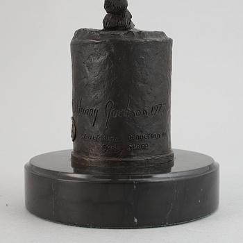 Harry Jackson, after. Sculpture. Signed. Foundry mark. Height 53 cm (including base).